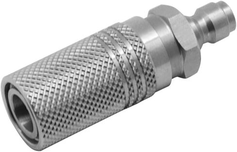 Paintball PCP 8mm Male Quick-Disconnect Plug Adapter with 8mm Female Quick-Disconnect Coupling Adapter Stainless Steel Coupler HPA CO2 Air Tank Refill Connector in Saudi Arabia
