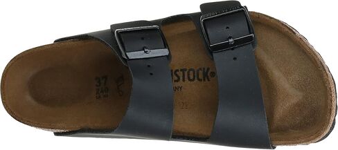 Birkenstock Women's Arizona Birko-Flo Black Birko-flor Sandals - 35 R EU (US Women EU's 4-4.5) in Saudi Arabia