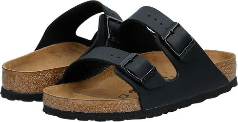 Birkenstock Women's Arizona Birko-Flo Black Birko-flor Sandals - 35 R EU (US Women EU's 4-4.5) in Saudi Arabia