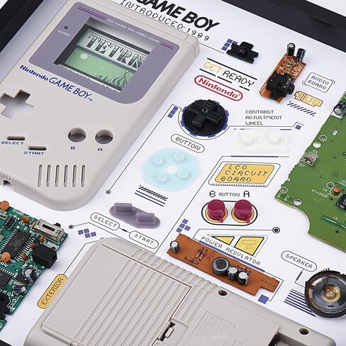 MHZSSC GameBoy 1996 عينة تسلية لاعب محمولة الفنون الزخرفية المنتجات الإلكترونية مؤطرة in Kuwait