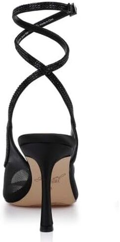 حذاء Jewel Badgley Mischka Tamera بكعب مفتوح عند الأصابع مع حزام ملفوف in Kuwait