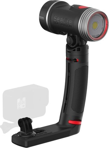 SeaLife Sea Dragon 2300F Underwater Photo-Video Light, Bright and Colorful Video and Photos, for Scuba and Snorkeling with Compact and Action Cameras (with Flex-Connect Grip and Tray) in Kuwait