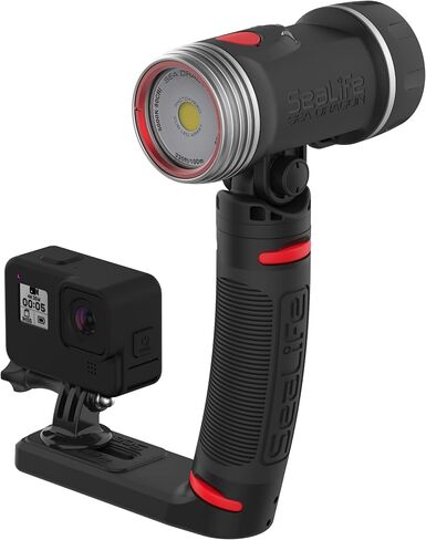 SeaLife Sea Dragon 2300F Underwater Photo-Video Light, Bright and Colorful Video and Photos, for Scuba and Snorkeling with Compact and Action Cameras (with Flex-Connect Grip and Tray) in Kuwait