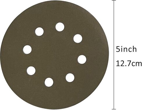 5 Inch 8 Holes Sanding Discs Hook and Loop, 30Pcs Wet Dry Sandpaper, 2000 3000 4000 5000 7000 10000 Grit Sandpaper, Round High Grit Sand Paper for Orbital Sander in Saudi Arabia