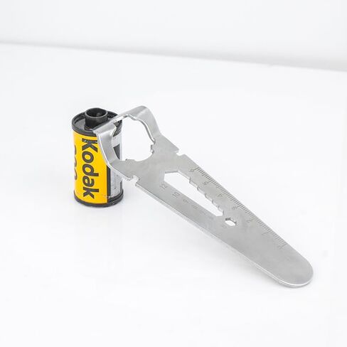 35mm 135 Film Cassette Opener, Steel Metal Film Cassette Cartridge Removal Darkroom Tool with External Hexagonal Wrench and Scale (FCT-135) in Saudi Arabia