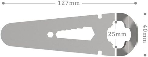 35mm 135 Film Cassette Opener, Steel Metal Film Cassette Cartridge Removal Darkroom Tool with External Hexagonal Wrench and Scale (FCT-135) in Saudi Arabia