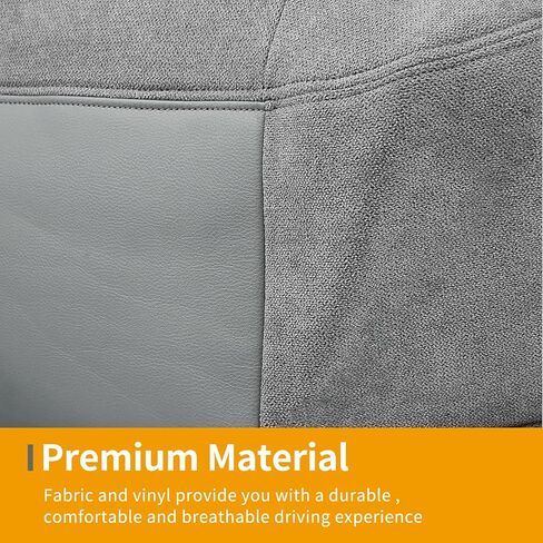 Single Automotive Replacement Seat Cover Driver Side Bottom Cloth Seat Cover for 2003-2007 GMC Sierra 1500 2500 3500 1500HD 2500HD SLE SLT Charcoal Gray in Saudi Arabia