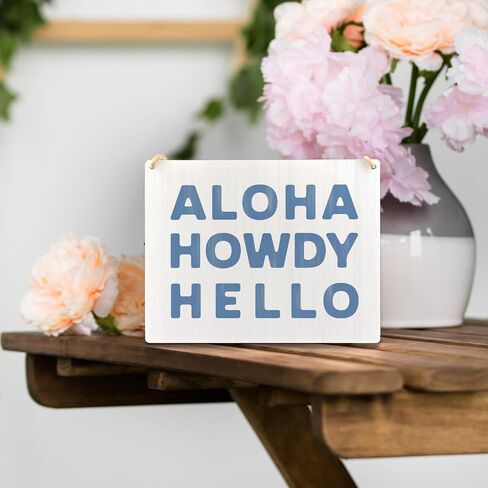 Ryeolo Howdy Welcome Sign Wooden Hanging Sign,All Y All Are Welcome But You Gotta Act Right Western Hanging Wall Art Decor For Front Door Porch Bedroom Decor House Decoration, 10.2x7.8 Inches in Saudi Arabia