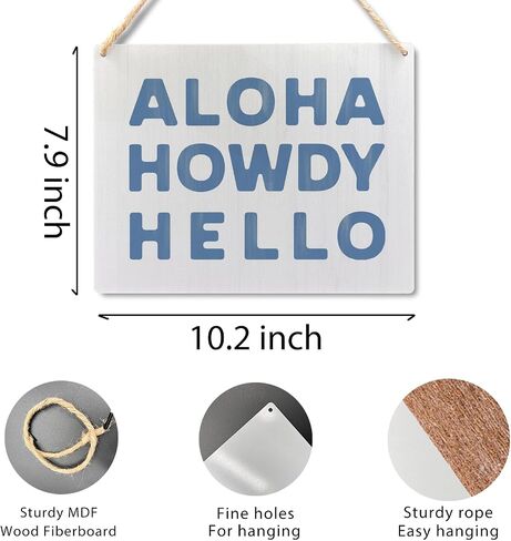 Ryeolo Howdy Welcome Sign Wooden Hanging Sign,All Y All Are Welcome But You Gotta Act Right Western Hanging Wall Art Decor For Front Door Porch Bedroom Decor House Decoration, 10.2x7.8 Inches in Saudi Arabia