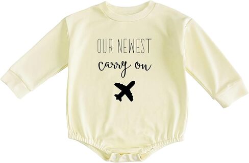 Our Newest Carry-On Infant Bodysuit Future Traveler Theme Coming Soon Pregnancy Announcement (0-6 Months, Letter-Short Sleeve Romper) in Saudi Arabia