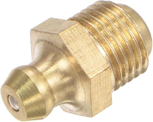 uxcell Brass Straight Grease Fitting M10 x 1mm Thread Hydraulic Grease Fitting Accessories, 40Pcs in Saudi Arabia