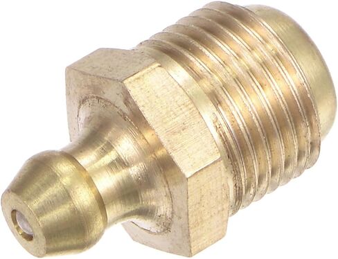 uxcell Brass Straight Grease Fitting M10 x 1mm Thread Hydraulic Grease Fitting Accessories, 40Pcs in Saudi Arabia