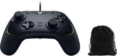 وحدة التحكم السلكية للألعاب Razer Wolverine V2 لأجهزة Xbox Series X|S وXbox One والكمبيوتر الشخصي - أزرار عمل ميكانيكية تعمل باللمس، وأزرار أمامية قابلة لإعادة التعيين، ووضع تشغيل الشعر، ومقبس صوت 3.5 مم، أسود، يتضمن حقيبة in Kuwait