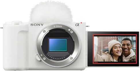 Sony ZV-E10 II Mirrorless Alpha APS-C Interchangeable Lens Content Creators Camera Body Black ZVE10M2B Bundle with CPS 2 YR Extended Protection Pack + Deco Gear Case + 128GB Card & Accessories Kit in Kuwait