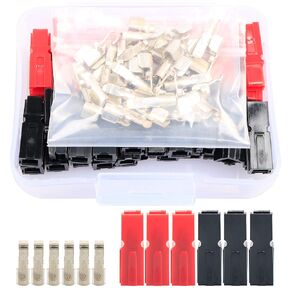 20 Pair 45AMP Quick Disconnect Power Terminals Connectors, Red Black Quick Connect Battery Connector Modular Power Connectors Set