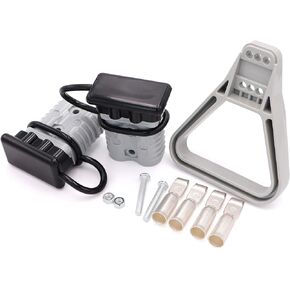 175A 600V Battery Connector AWG 1/0 Quick Connect Battery Modular Power Connectors 1-2 Gauge (2 Paris)