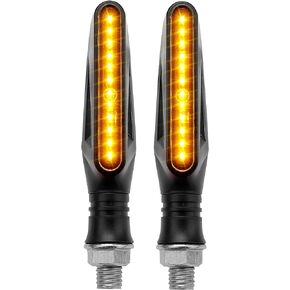 إشارات انعطاف الدراجة النارية من كيميموتو، 4 قطع مصابيح فرامل LED للدراجة النارية، أضواء نهارية كهرمانية 12 فولت للدراجات النارية، دراجة نارية ترابية in Kuwait