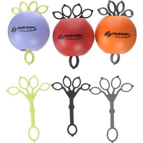 Physical Therapy Hand Exerciser (Colours May Vary), 9 Piece Set