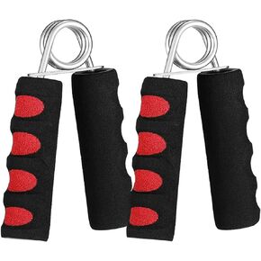 BOOMIBOO Hand Grip Strengthener, Hand Soft Foam Manual Exerciser, Rapid Increase of Wrist, Forearm and Finger Strength Exercise Equipment, 2 Pack