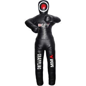 DEFY Leather Jiu Jitsu MMA Grappling Dummy Judo Martial Arts Punching Bag Karate