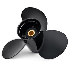 OEM Upgrade 9 1/4x10 (13 Spline Tooth) Aluminum Boat Propeller Fit BRP Johnson Evinrude OMC Stern Drive 8HP/9.9HP/15HP Parts No.778772 RH