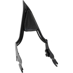 Topteng Motorcycle 16inch 𝐁𝐚𝐜𝐤𝐫𝐞𝐬𝐭 𝐒𝐢𝐬𝐬𝐲 𝐁𝐚𝐫 16" Passenger Sissy Bar Backrest fits for Harley CVO Road Glide/Touring Road King/Road Glide/Street Glide 2009-2023