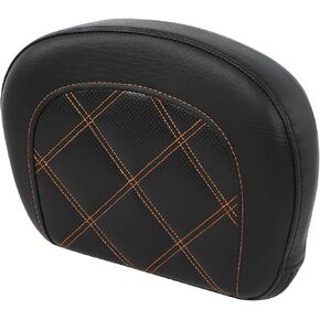 Passenger Sissy Bar Backrest Pad Fit for Harley Touring Road Glide Dyna Fat Bob 1997-2022 CVO Street Glide Ultra Classic