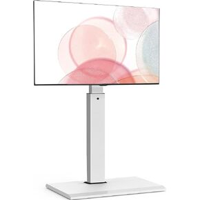 FITUEYES Iron Base Universal Floor TV Stand with Swivel Mount Space Saving for 50-85 Inch LED LCD OLED Plasma Flat Panel or Curved Screen TVs
