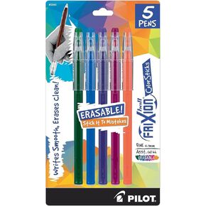 بايلوت، أقلام حبر جل فريكسيون كولور ستيكس قابلة للمسح، نقطة دقيقة 0.7 مم، عبوة من 10 أقلام، ألوان متنوعة in Kuwait