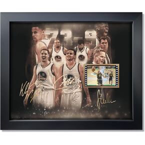 Basketball Golden State Warriors 2015-16 Framed Photo Gifts,Signed Golden State Warriors Memorabilia Film Display Poster 10x8 Inches