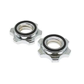 Barbells Hex Nut Anti-Slip 2PCS 25mm Barbell Spin-Lock Collar Screw Used for Fitness Equipment Weight Lifting Barbell Or Dumbbell Ba