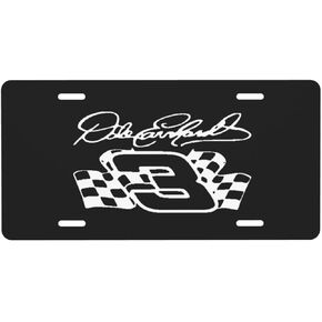 Dale Earnhardt Sr #3 License Plate Aluminum License Plate Decorative License Plate License Plate Cover