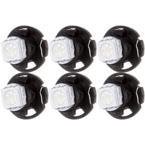 Cciyu 6 Pack T4.7 Neo Wedge A/C ضوء لوحة قياس لوحة القيادة LED لمبة (أزرق) in Kuwait