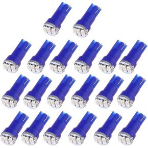 20x T5 17 74 73 3-3014SMD Instrument Gauge Dash Indicator LED Light Bulbs (White)