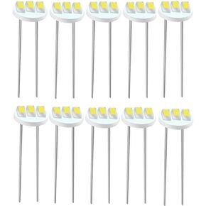 CUSMME T4.7 Instrument Panel LED Light,Gauge Cluster Bulbs Dashboard Indicator Lamp for 2003 2004 2005 2006 Silverado Indicator Cluster Speedometer Lighting 10Pack White