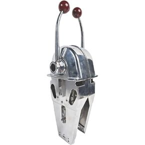 Universal stainless steel zinc alloy silver plated control box suitable for top mounting of dual engines in fuel engine diesel engines