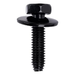 OAUTOO 30PCS M6-1.0 x 25mm Metric Hex Head Sems Bolts for GM 11503834, 20351035