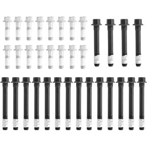 Cylinder Head Bolt Kit Compatible with Chevy GMC Yukon Cadillac Buick Pontiac Oldsmobile 7/16-14 Thread Size Replaces# ES72856