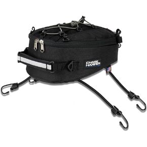 Chase Harper 450 Tail Bag - Water-Resistant, Tear-Resistant, Industrial Grade Ballistic Nylon - Universal Fit Adjustable Strap Mounting System