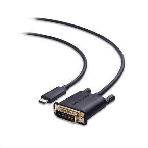 كابل Matters كابل USB C إلى DVI (كابل USB-C إلى DVI) بطول 6 أقدام - منفذ Thunderbolt 4 / USB4 / Thunderbolt 3 متوافق مع MacBook Pro وDell XPS 13 و15 وHP Spectre x360 وSurface Pro