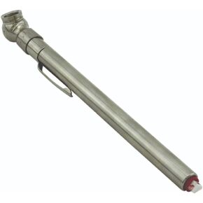 Milton S-920 Pencil Tire Pressure Gauge With Tread Depth Gauge, Built-in Deflator Valve, For Higher-Pressure Automobile Tires, Durable Plated Brass, Pressure Measured In PSI & kPa
