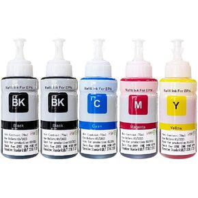 Aomya Compatible Epn T664 Ink Refill Bottle kit for Expression ET-2650, ET-2500, ET-2550, ET-2600 & Workforce ET-16500, ET-4500, ET-4550 L100 L110 L120 L200 L210 L300 L350 L355 L550 L555 Printers