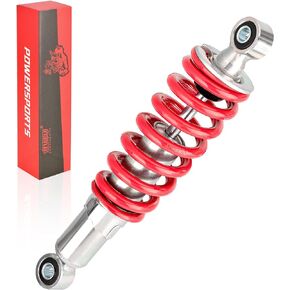 RUTU 10.25" 260mm Rear Shock, Mono Shock, Universal Pit Bike Shock Replacement for SDG SSR Pitster Lifan 110cc 125cc 140cc 200cc 250cc Pit Dirt Bike 400LBS - Black