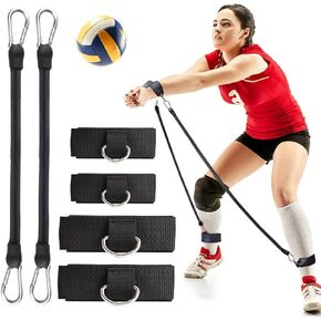TOBWOLF Volleyball Training Pass Rite Aid Resistance Band, Elastic Pull Rope Exercise Resistance Bands, Volleyball Jump Bounce Drills Rope Agility Training Prevent Excessive Upward Arm Movement