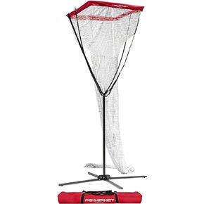 PowerNet Volleyball Setter Trainer Net | Adjustable Height | Great for Indoor and Outdoor Practice | Built-in Drawstring Ball Release | Sturdy Rubber Footed Base