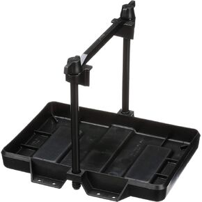 Attwood 9090-5 Adjustable Battery Tray, for 24/24M Series Batteries, Heavy-Duty Black Plastic, Height-Adjustable Crossbar