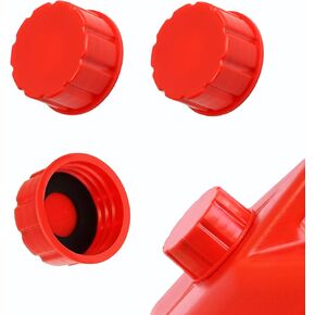 1/2/𝟱 𝗚𝗮𝗹𝗹𝗼𝗻 𝗚𝗮𝘀 𝗖𝗮𝗻 𝗖𝗮𝗽 - Durable Replacement Lid for Gasoline Cans, Perfect Fit for Midwest, Briggs and Stratton Gas Cans - Gas Can Cover Replacement(Pack of 4)