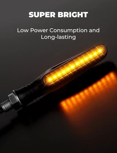 إشارات انعطاف الدراجة النارية من كيميموتو، 4 قطع مصابيح فرامل LED للدراجة النارية، أضواء نهارية كهرمانية 12 فولت للدراجات النارية، دراجة نارية ترابية in Kuwait