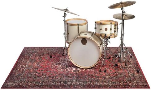 سجادة مسرح DRUMnBASE ذات الطراز الفارسي العتيق VP225-ORD 7.4 × 6 بوصة - أحمر أصلي in Kuwait