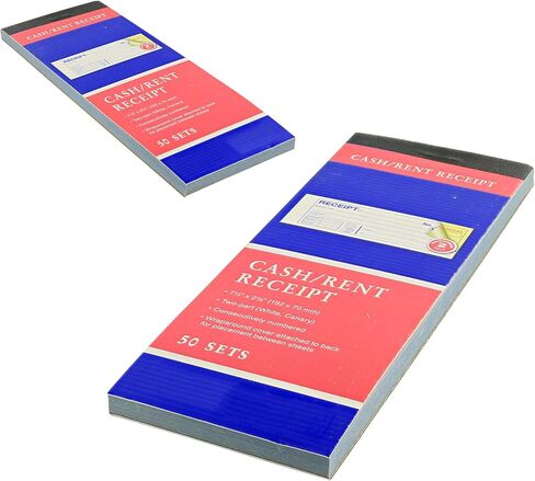 كتاب إيصالات النقد أو الإيجار غير الكربوني من جزأين من Emraw، دفتر أموال المبيعات للأغراض العامة، نموذج فاتورة المقاول الأبيض والكناري، نموذج اقتراح كتاب مبيعات التذاكر، حزمة من 2 in Saudi Arabia